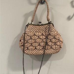 LIKE NEW Patricia Nash Natural Woven Handbag